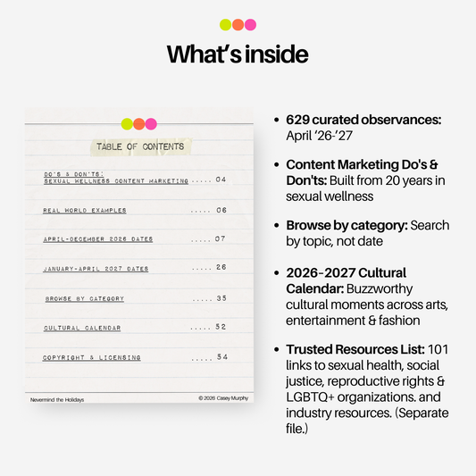 Nevermind the Holidays: A Library of 600+ Content-Worthy Dates
