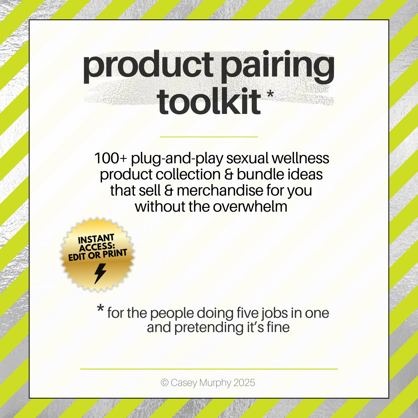 Product Pairing Toolkit for Sexual Wellness Product Brands