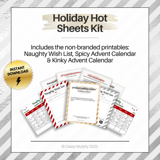 Hot Sheets Holiday Printable Pack