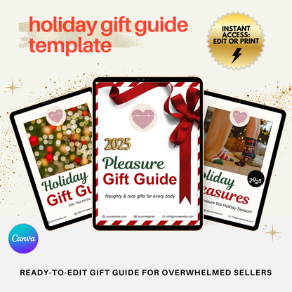 Customizable Holiday Product Catalog Template